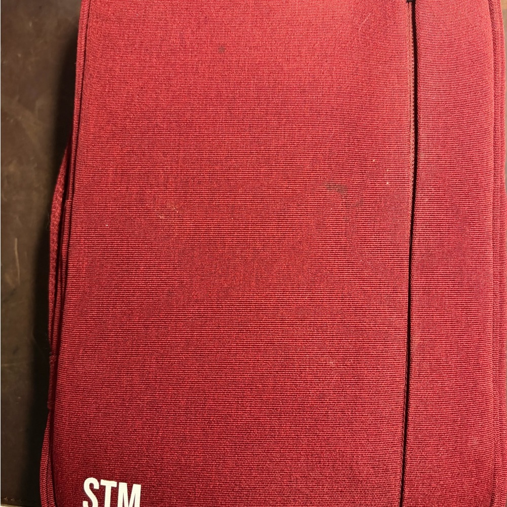 Deep Red Scribbles that Matter Journal Porfolio